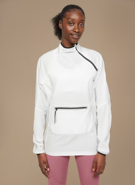 On Women's Active Jacket Undyed-White / Small