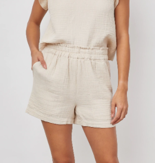 Linen Shorts For Women - FLAX