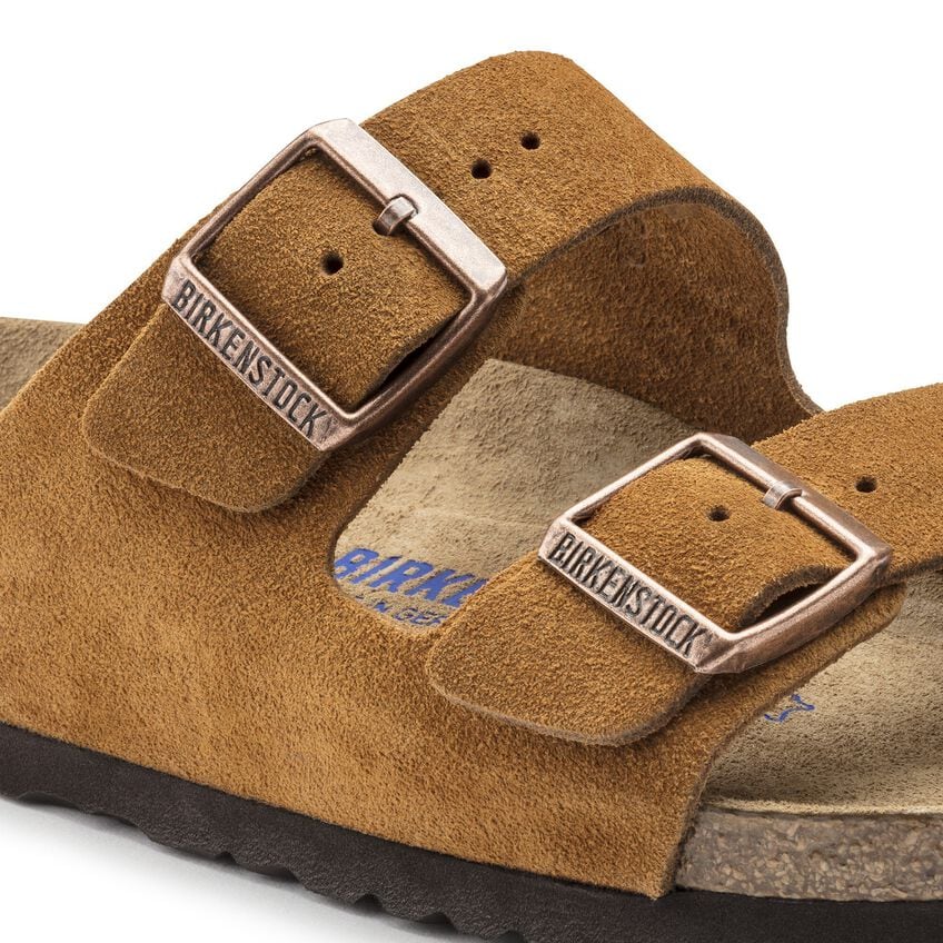 Arizona Soft Footbed Suede Leather Sandals