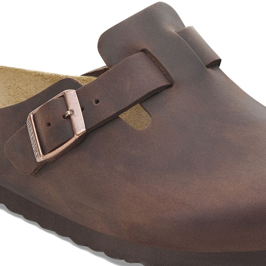 Boston Soft Footbed Oiled Leather Sandals