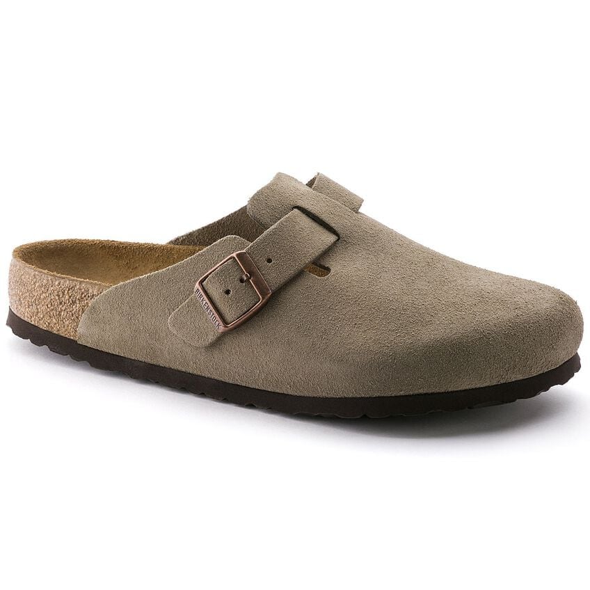 Boston Soft Footbed Suede Leather Sandals