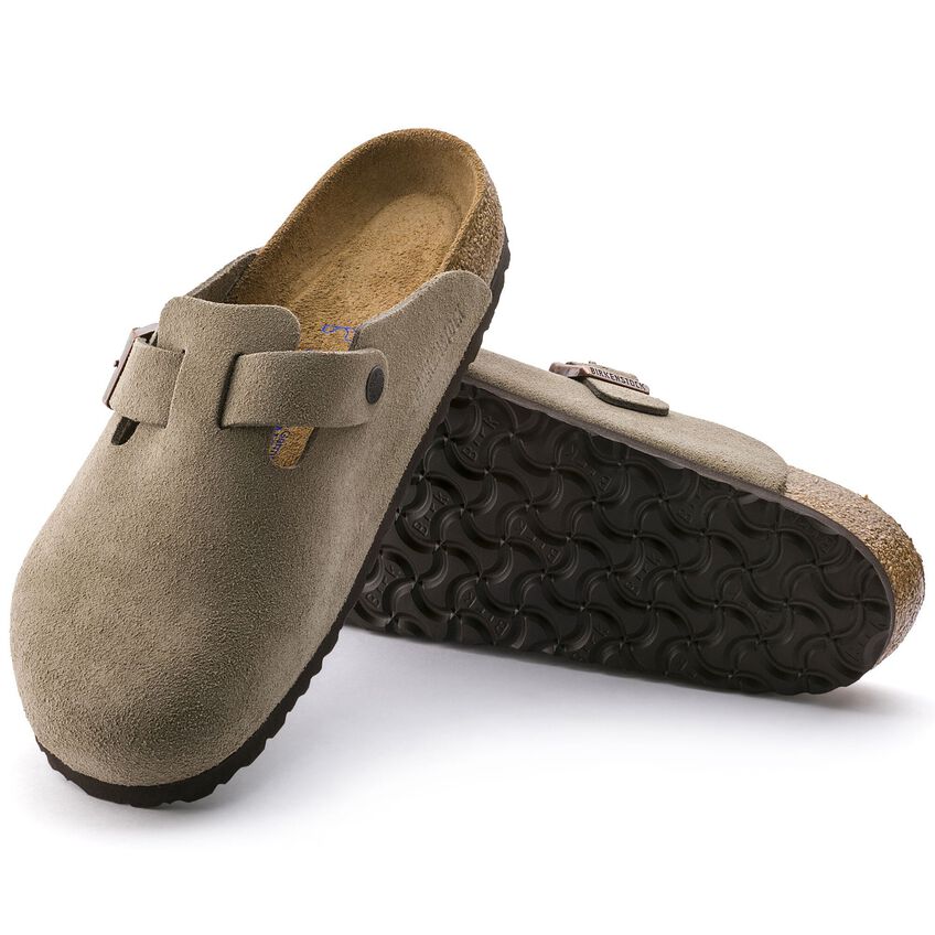 Boston Soft Footbed Suede Leather Sandals