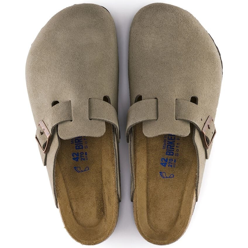 Boston Soft Footbed Suede Leather Sandals