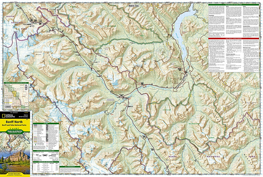 Banff North Map