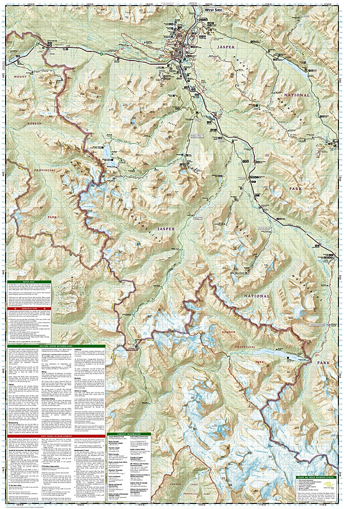 Jasper South Map