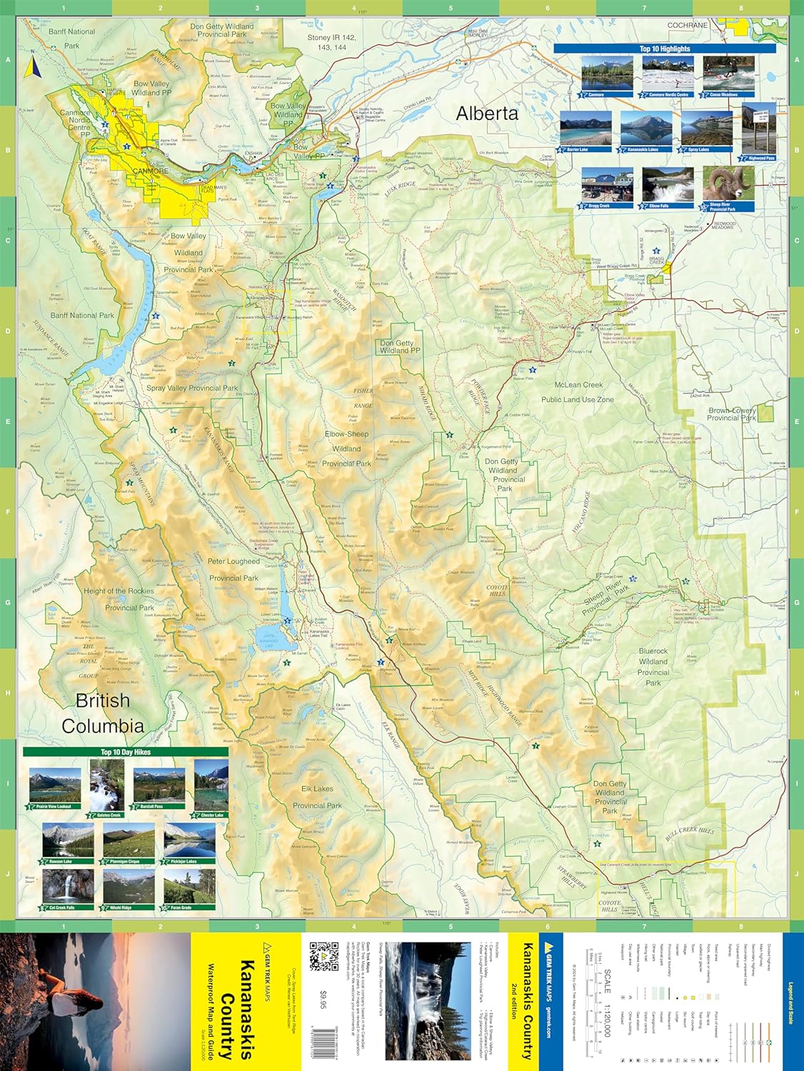 Kananaskis Country Map