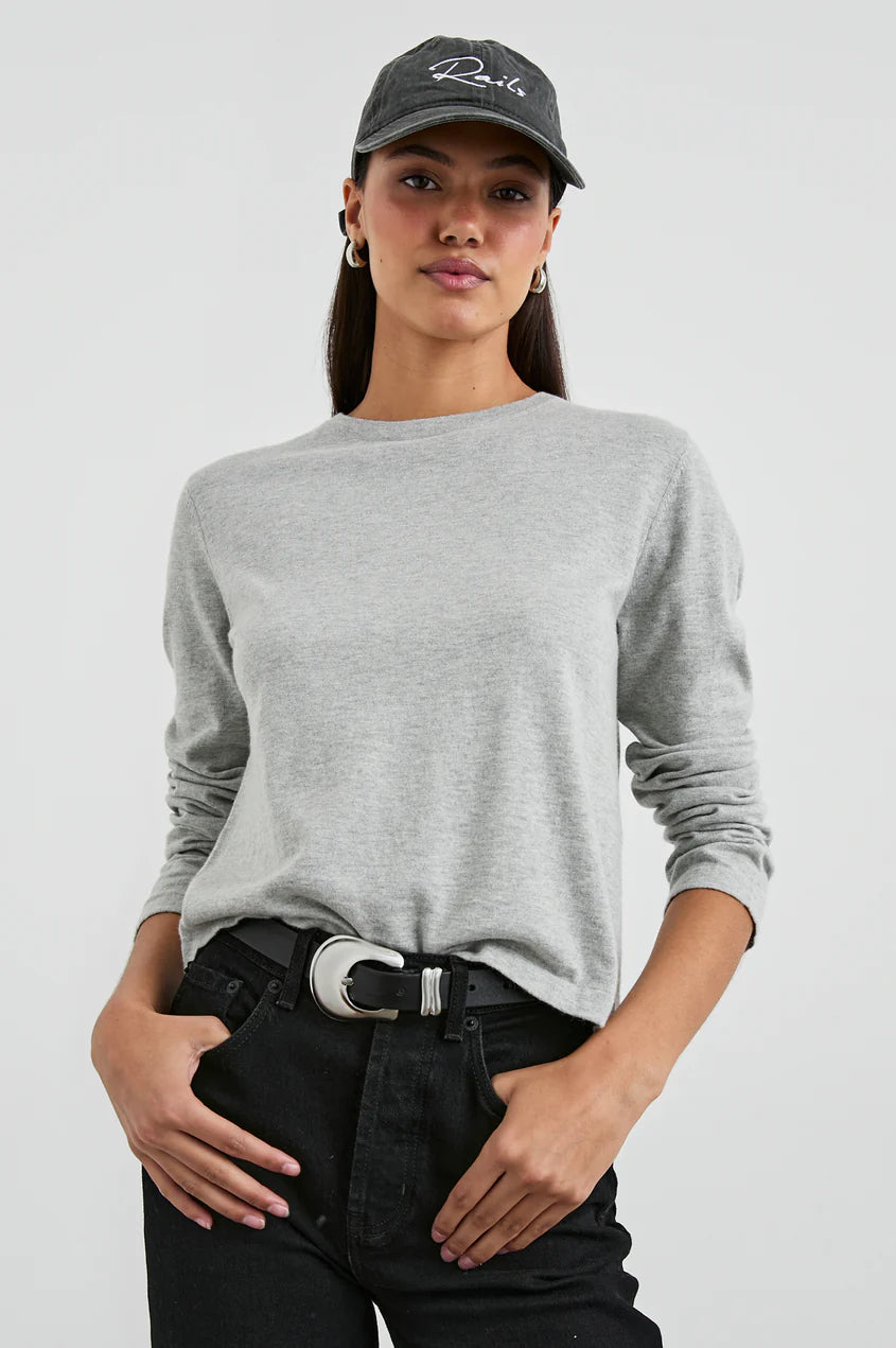 Women's Cotton Cashmere Long Sleeve Tee