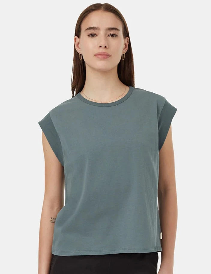 Green-Crew-Neck-Extended-Shoulder-Relaxed-Tank-Top-TCW5877-3180_5.webp