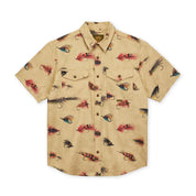 Men's Atlantic Salmon Flies Short Sleeve Shirt