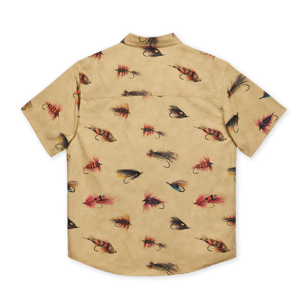 Men's Atlantic Salmon Flies Short Sleeve Shirt