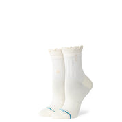 Women's Ruffle Quarter Socks