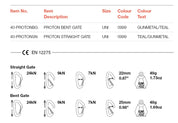 Electron Straight Gate Carabiner