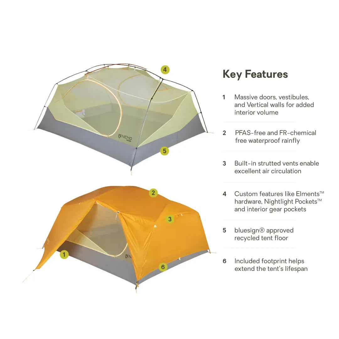 Aurora Backpacking Tent & Footprint 3 Person