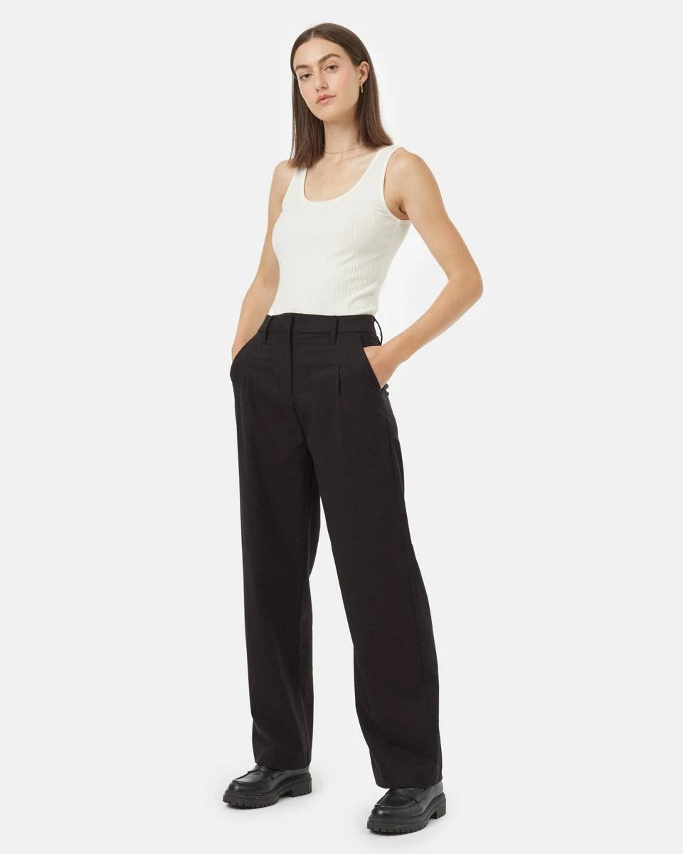 Women's Soft EcoTwill Pleat Front Pant