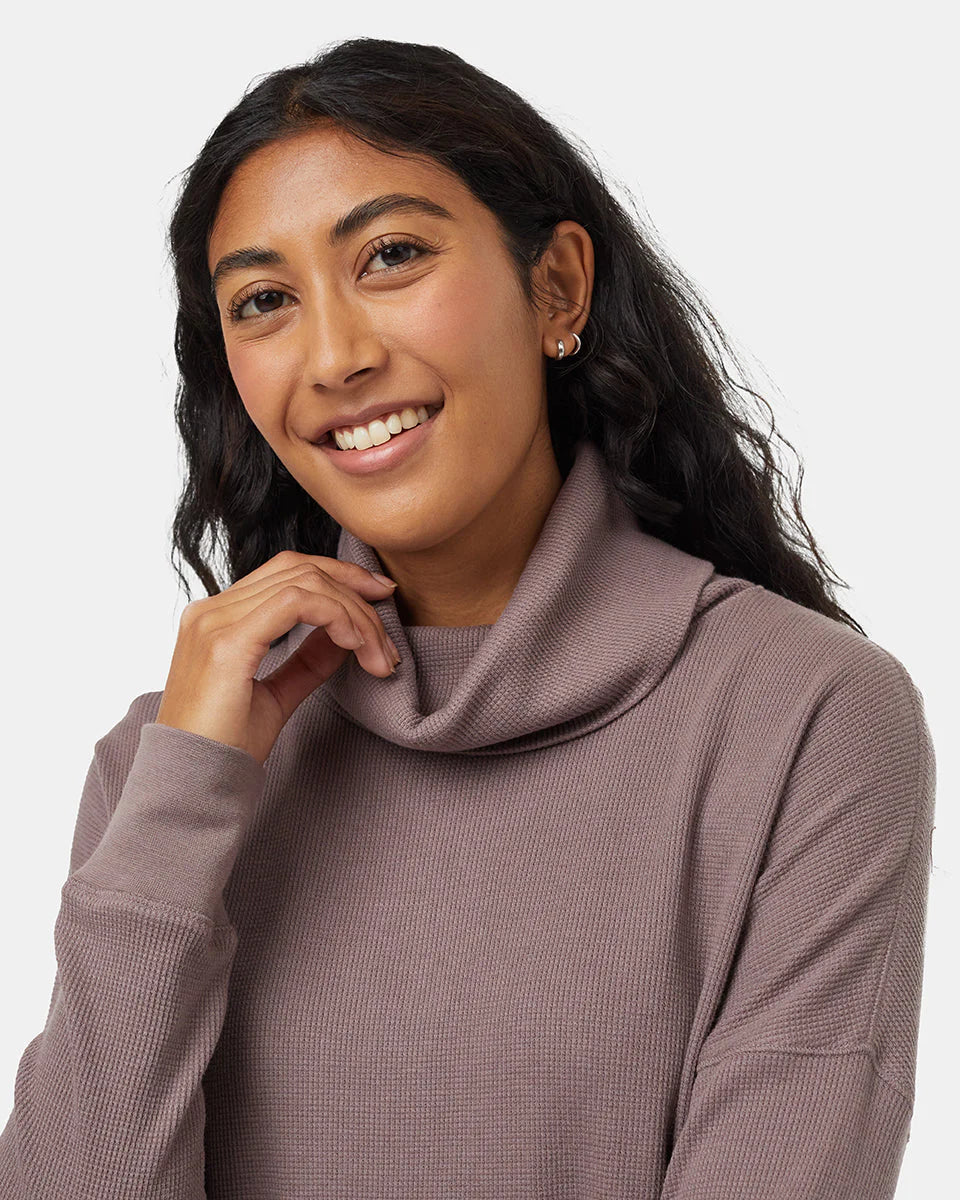 Women's TreeWaffle Turtleneck L/S Top