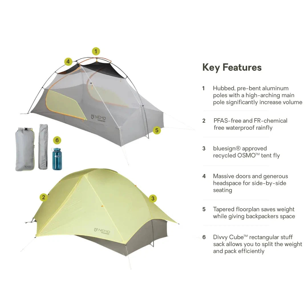 Mayfly OSMO Lightweight Backpacking Tent 2 Person