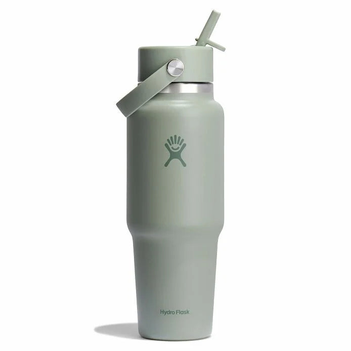 32oz Wide Mouth Travel Bottle w/ Flex Straw Cap