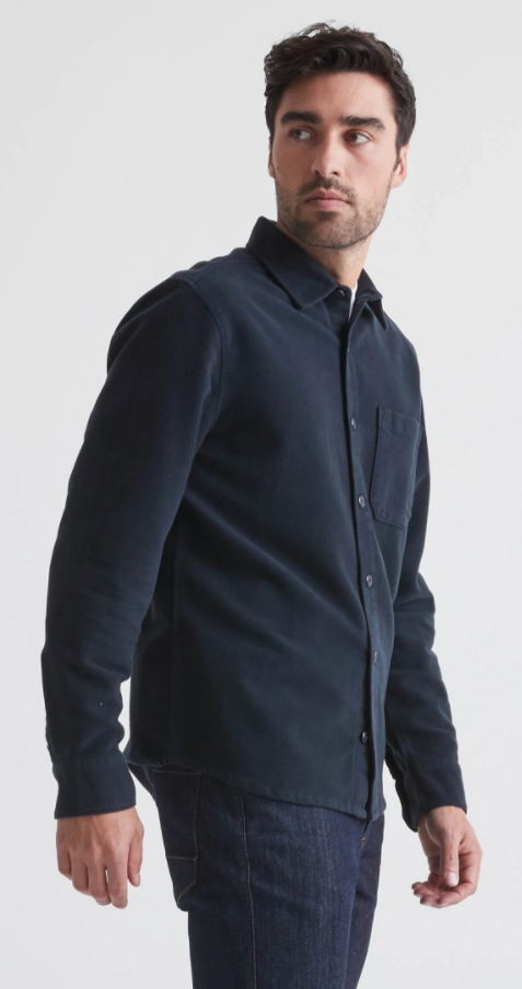 Men's No Sweat Moleskin Shirt navy